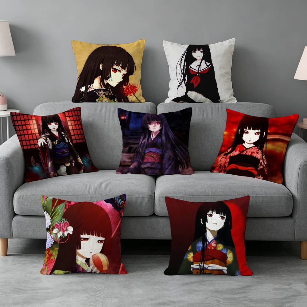 Home Textiles Definition - غطاء وسادة Hell G-Girl Anime-e هدية