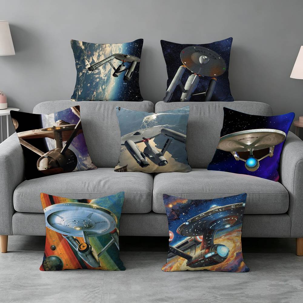 Home Textiles Definition - غطاء وسادة بتصميم فضاء التريك، هدية
