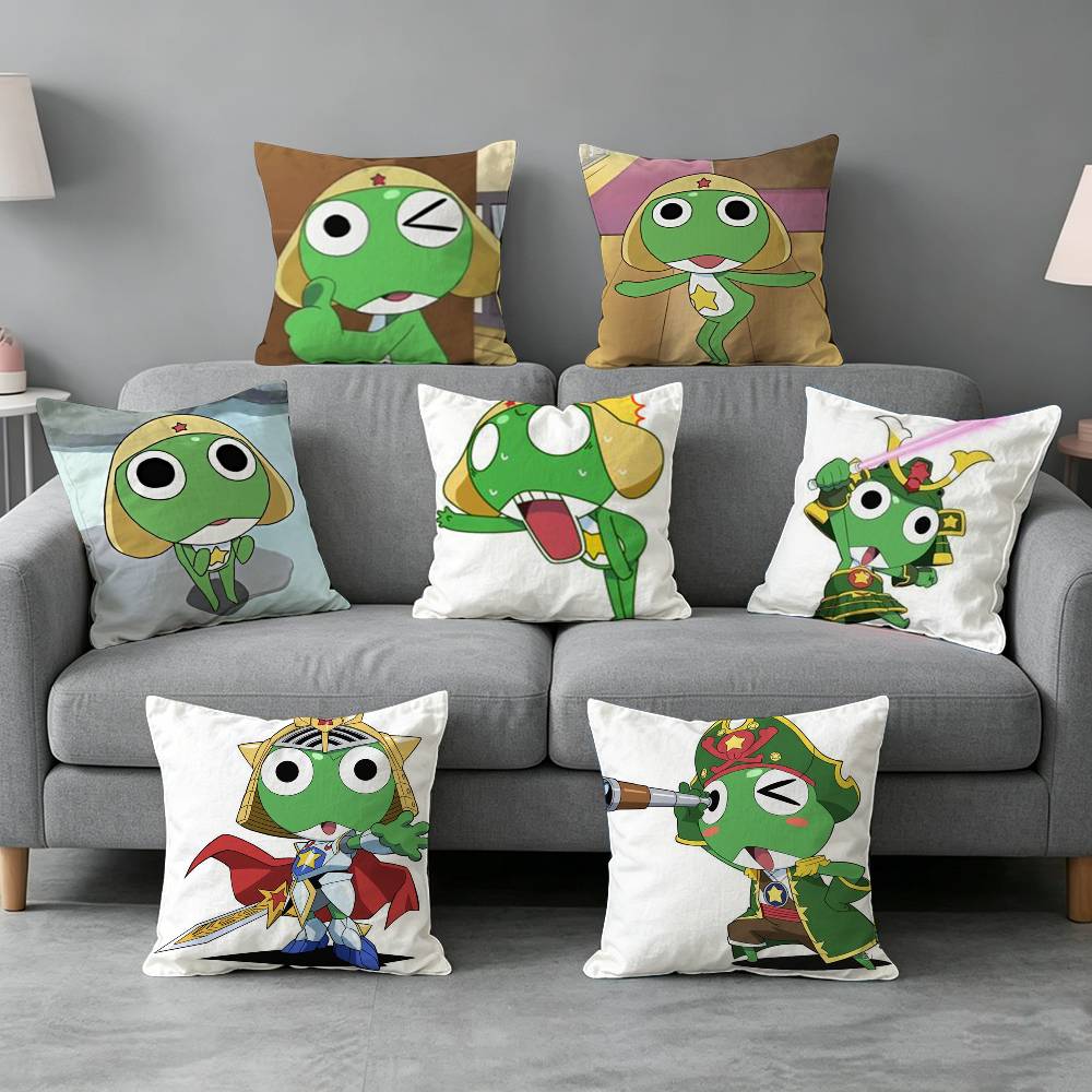 Home Textiles Definition - غطاء وسادة Keroro Gunsous-s Frog-g هدية