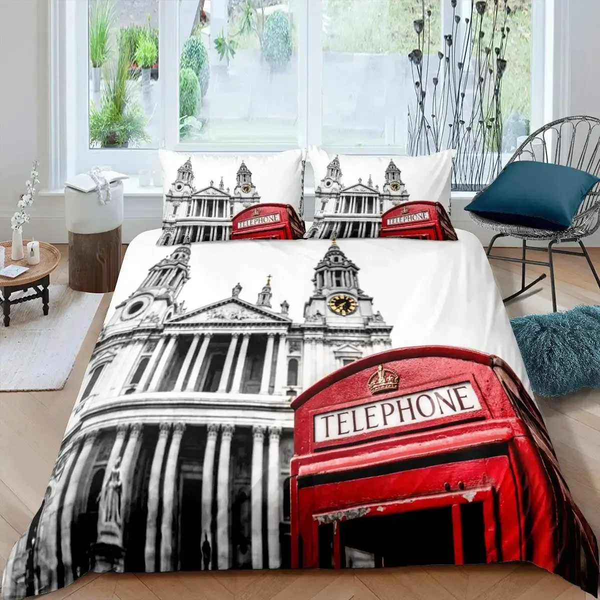 Home Textiles London - لندن كشك الهاتف بيغ بن غطاء