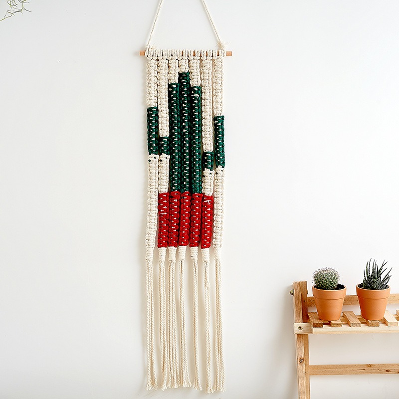Home Art Textiles - قطعة واحدة: لوحة جدارية منسوجة يدويًا