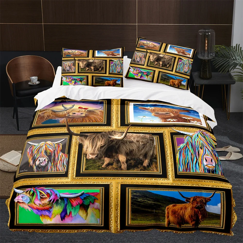 المرتفعات البقرة الماشية مزرعة - مراجعة Highland Home Textiles وسعره