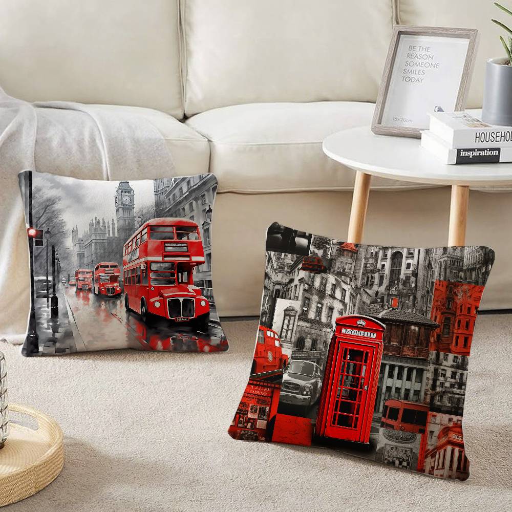 لندن الأحمر حافلة طباعة كيس وس - مراجعة Home Textiles London وسعره