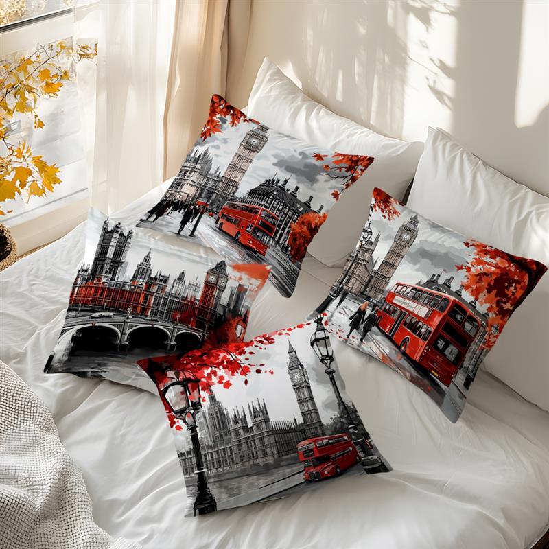 غطاء وسادة من مادة القطيفة الق - مراجعة Home Textiles London وسعره