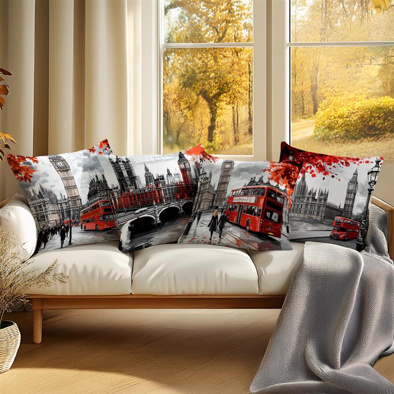 غطاء وسادة من مادة القطيفة الق - مراجعة Home Textiles London وسعره