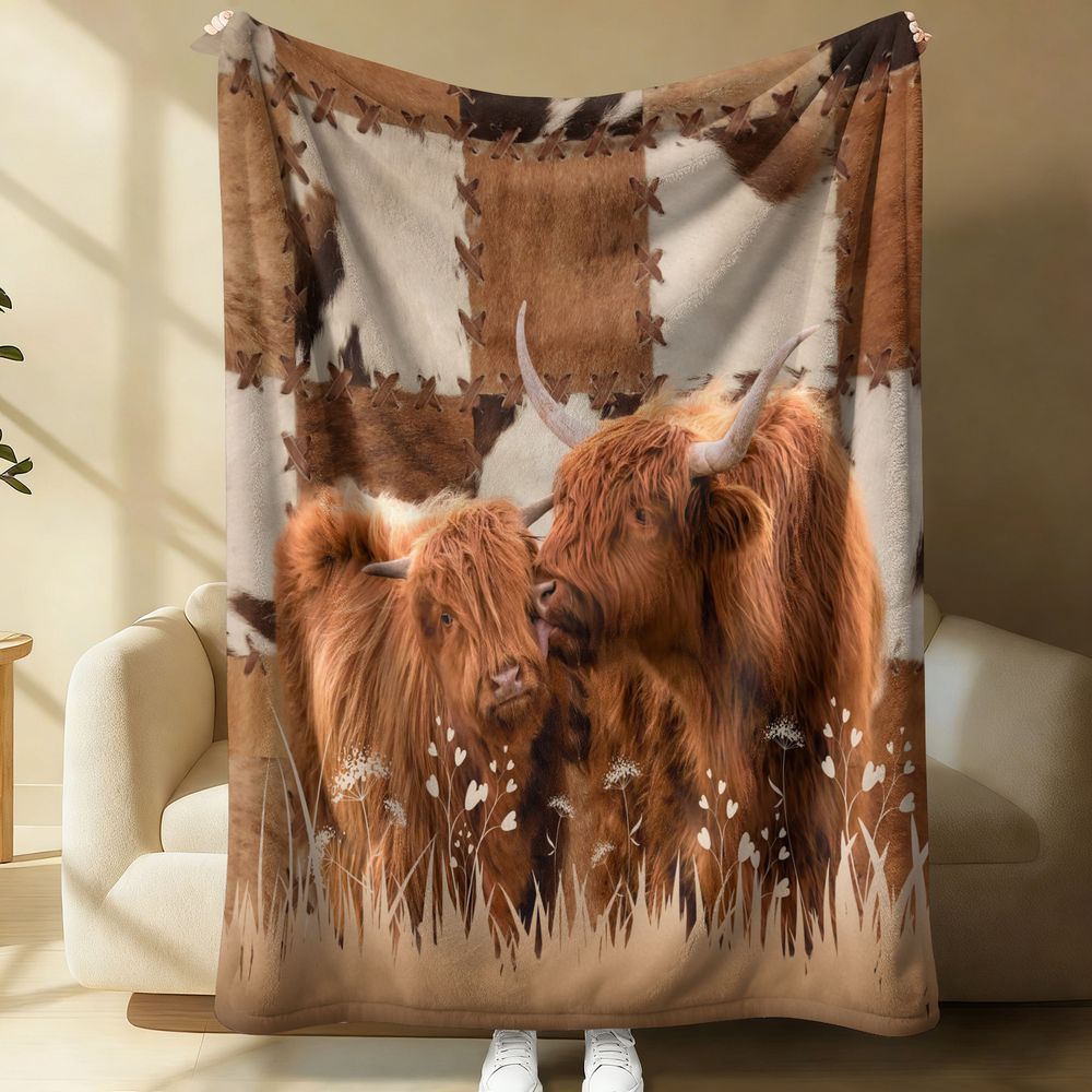 بطانية من الصوف والفانيلا بطبا - مراجعة Highland Home Textiles وسعره