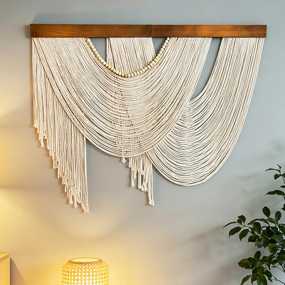 نسيج جداري يدوي الصنع بشرّابات - مراجعة Home Art Textiles وسعره