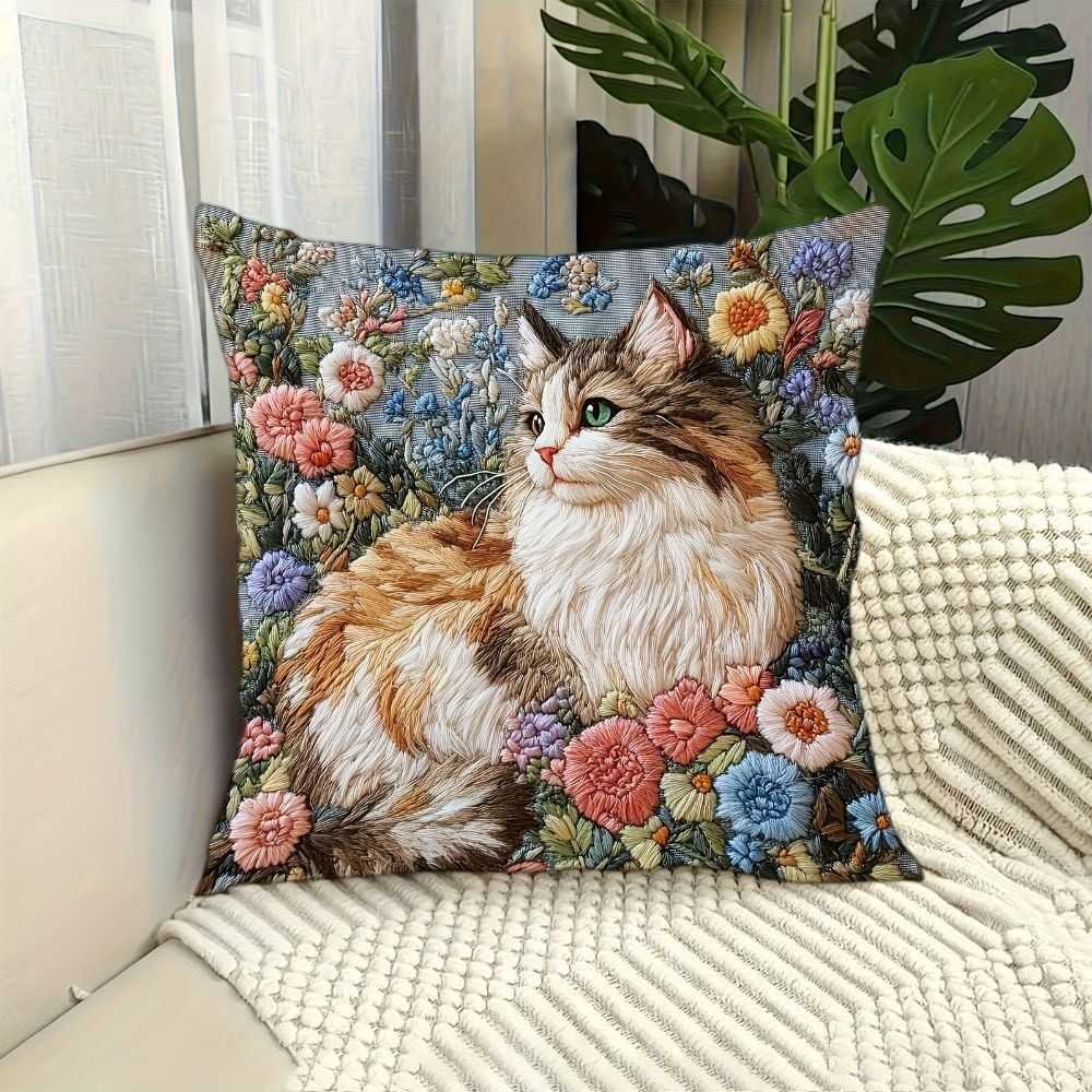 غطاء وسادة بطبعة حيوانات 45 سم - مراجعة Highland Home Textiles وسعره