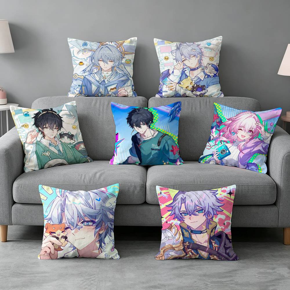 غطاء وسادة Game-e Honkai Star  - مراجعة Home Textiles Definition وسعره