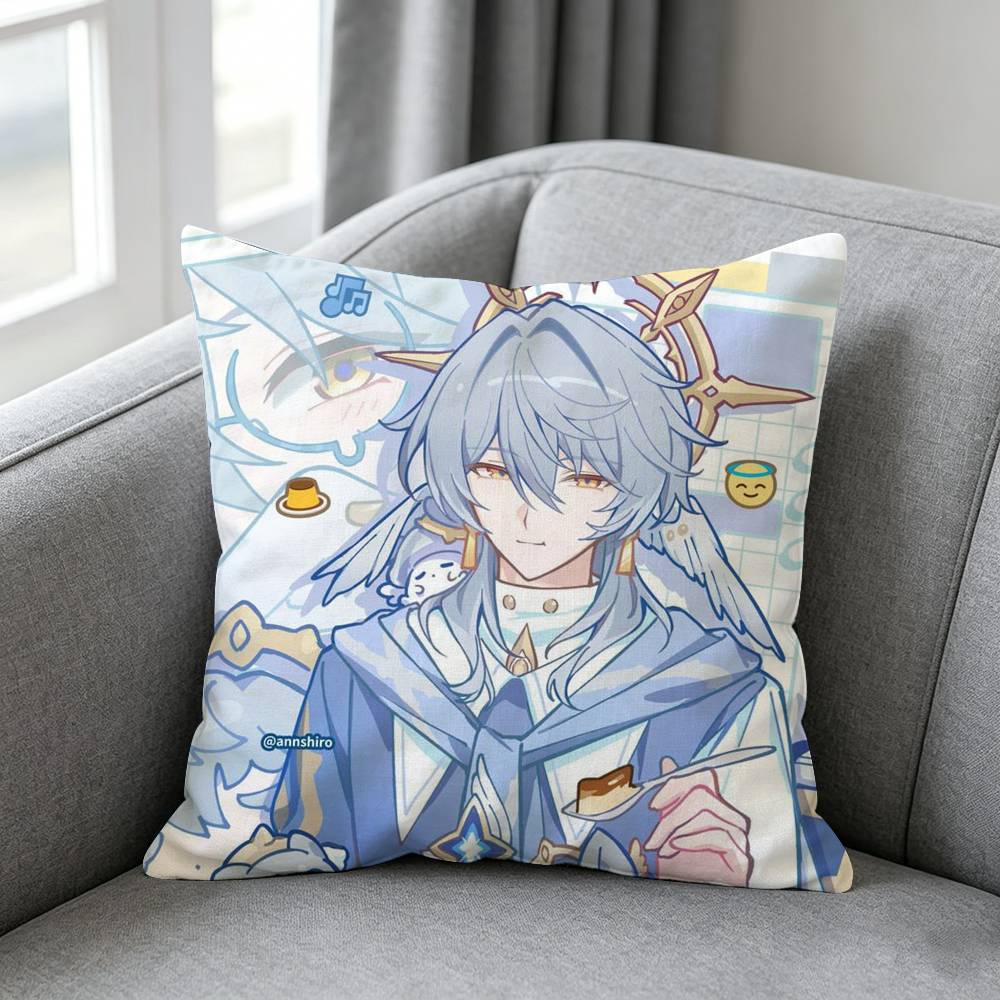 غطاء وسادة Game-e Honkai Star  - مراجعة Home Textiles Definition وسعره