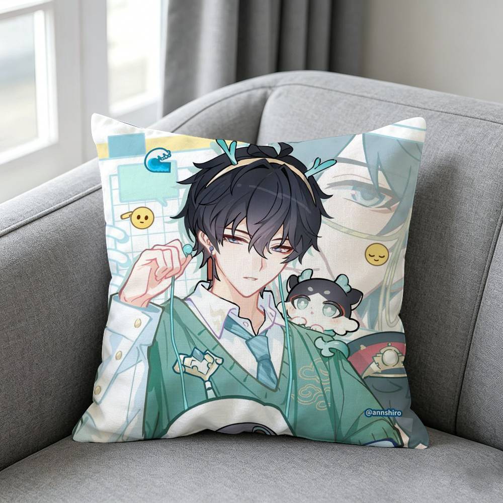غطاء وسادة Game-e Honkai Star  - مراجعة Home Textiles Definition وسعره