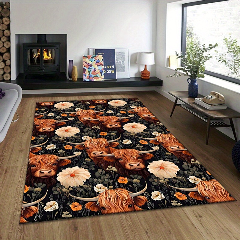 سجادة منطقة طباعة ياك مخملية ك - مراجعة Highland Home Textiles وسعره