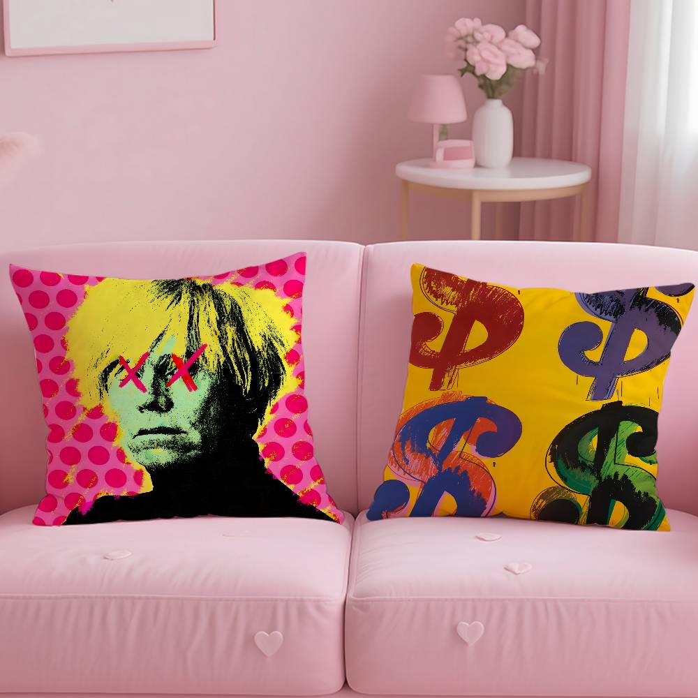 A-Andy W-Warhol الفن كيس وسادة - مراجعة Home Art Textiles وسعره