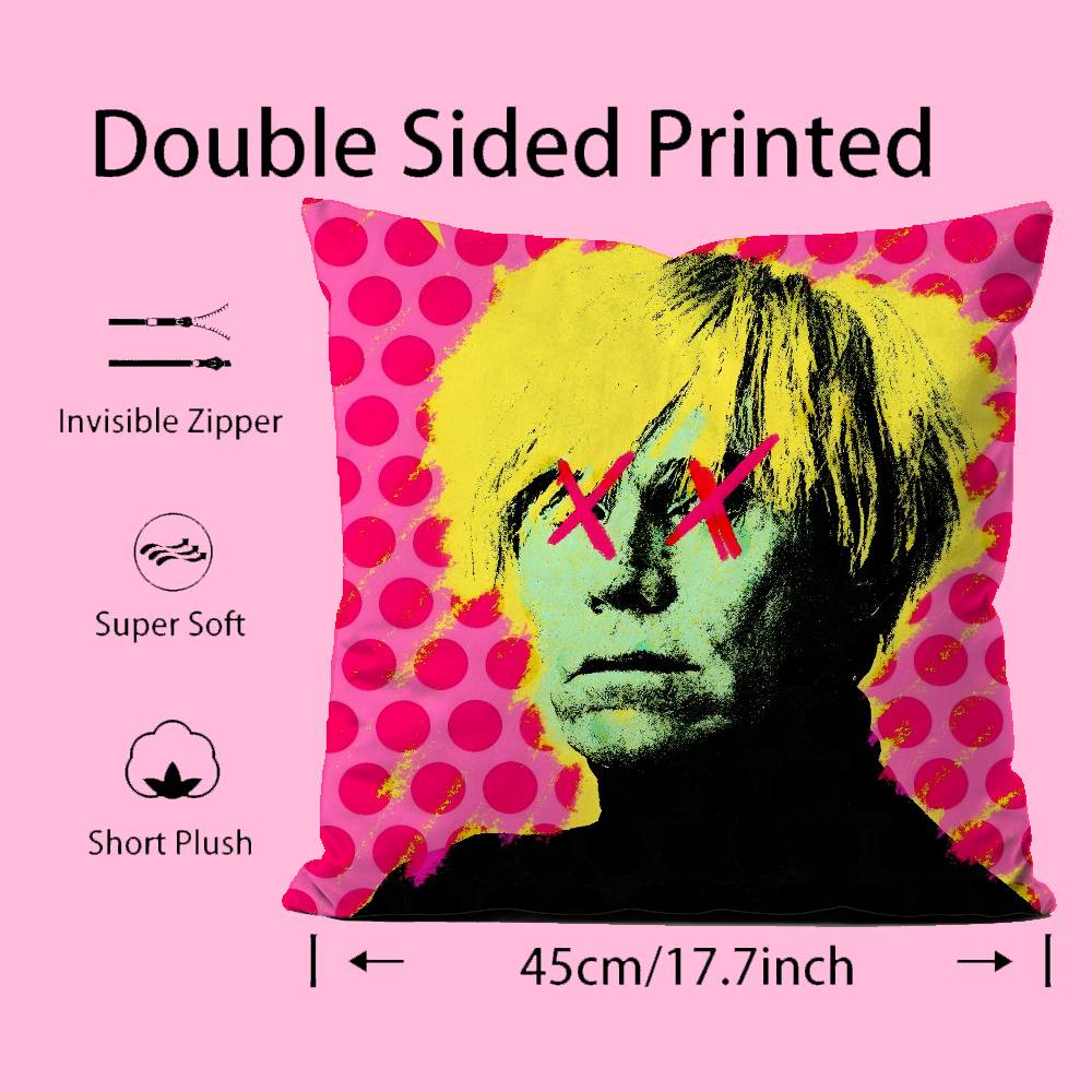 A-Andy W-Warhol الفن كيس وسادة - مراجعة Home Art Textiles وسعره