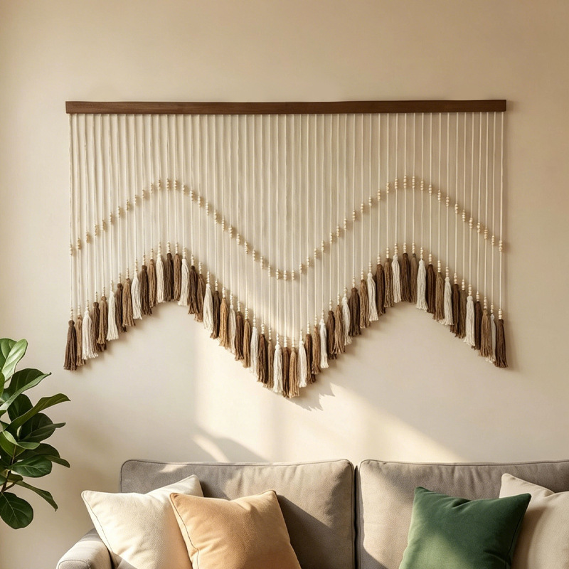 معلقة جدارية بوهيمية يدوية الص - مراجعة Home Art Textiles وسعره